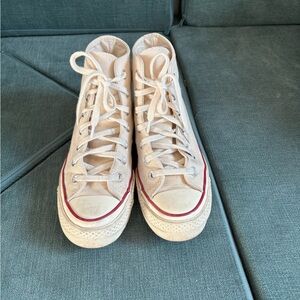 Chuck 70 High Top PARCHMENT / GARNET / EGRET